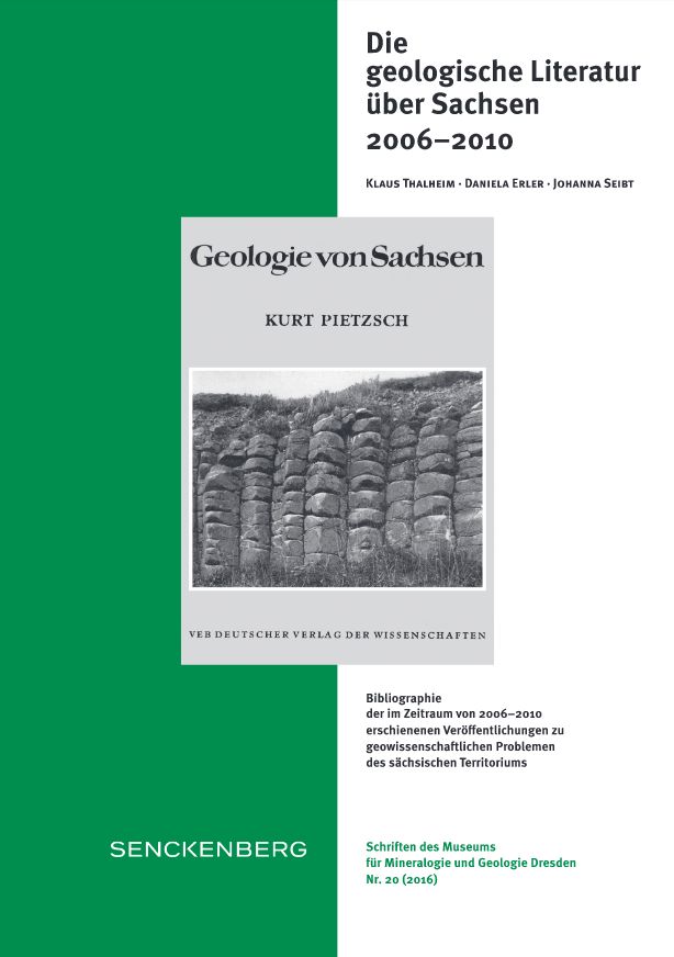 Die geologische Literatur über Sachsen, Geologica Saxonica, Senckenberg Naturhistorische Sammlungen Dresden