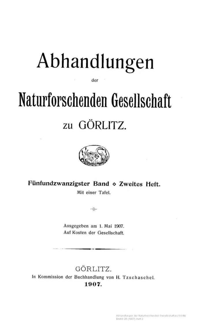 Görlitz Abhandlung Band 25, Heft 02 1907